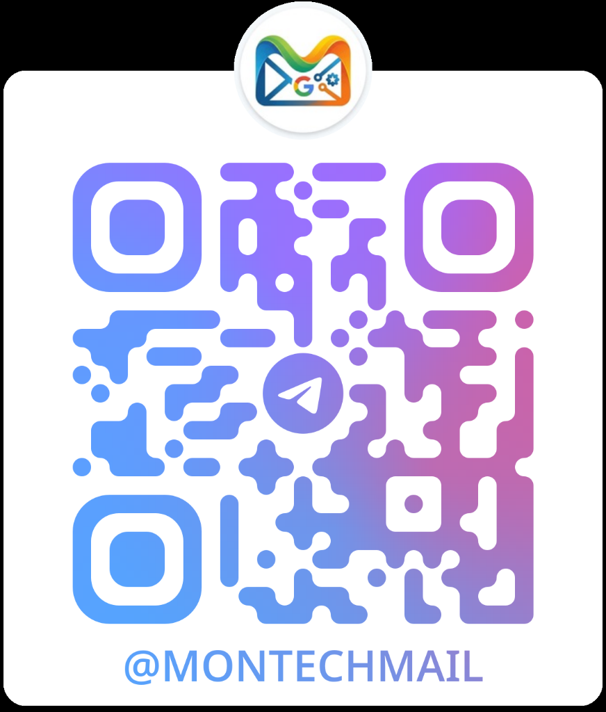 QR Code Channel Telegram @montechmail